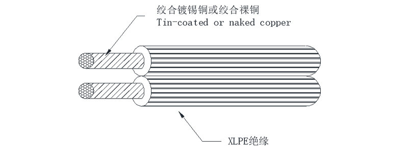 UL 21311  XLPE FLAT RIBBON  CABLE  电子设备内部排线